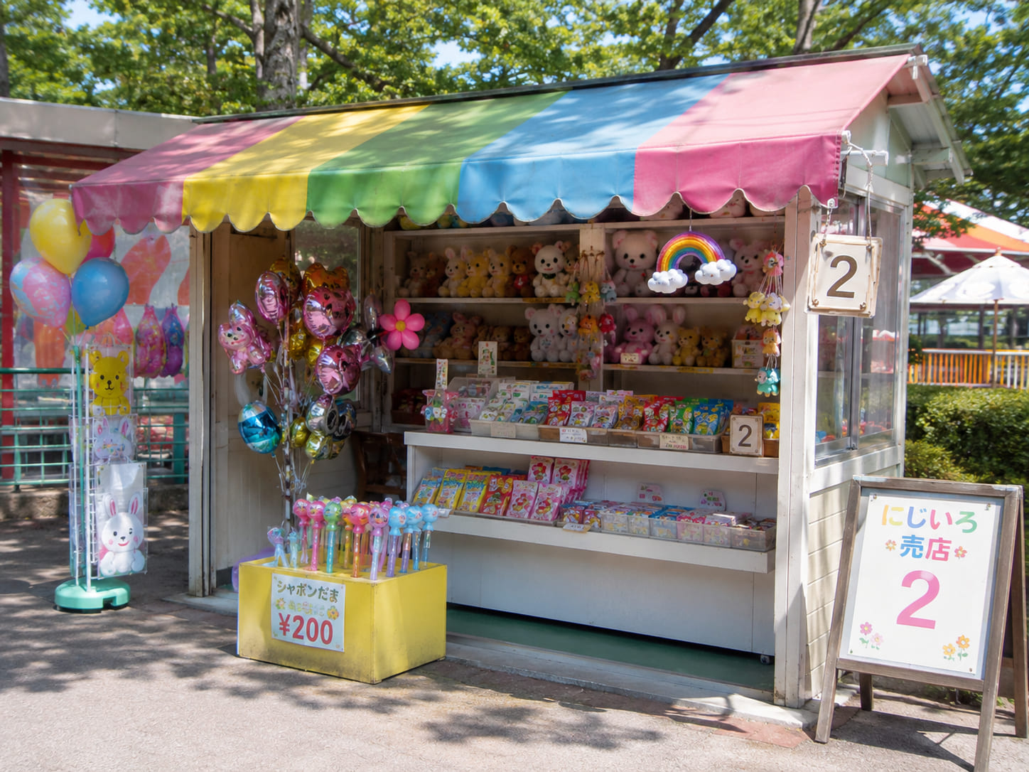 にじいろ売店の写真