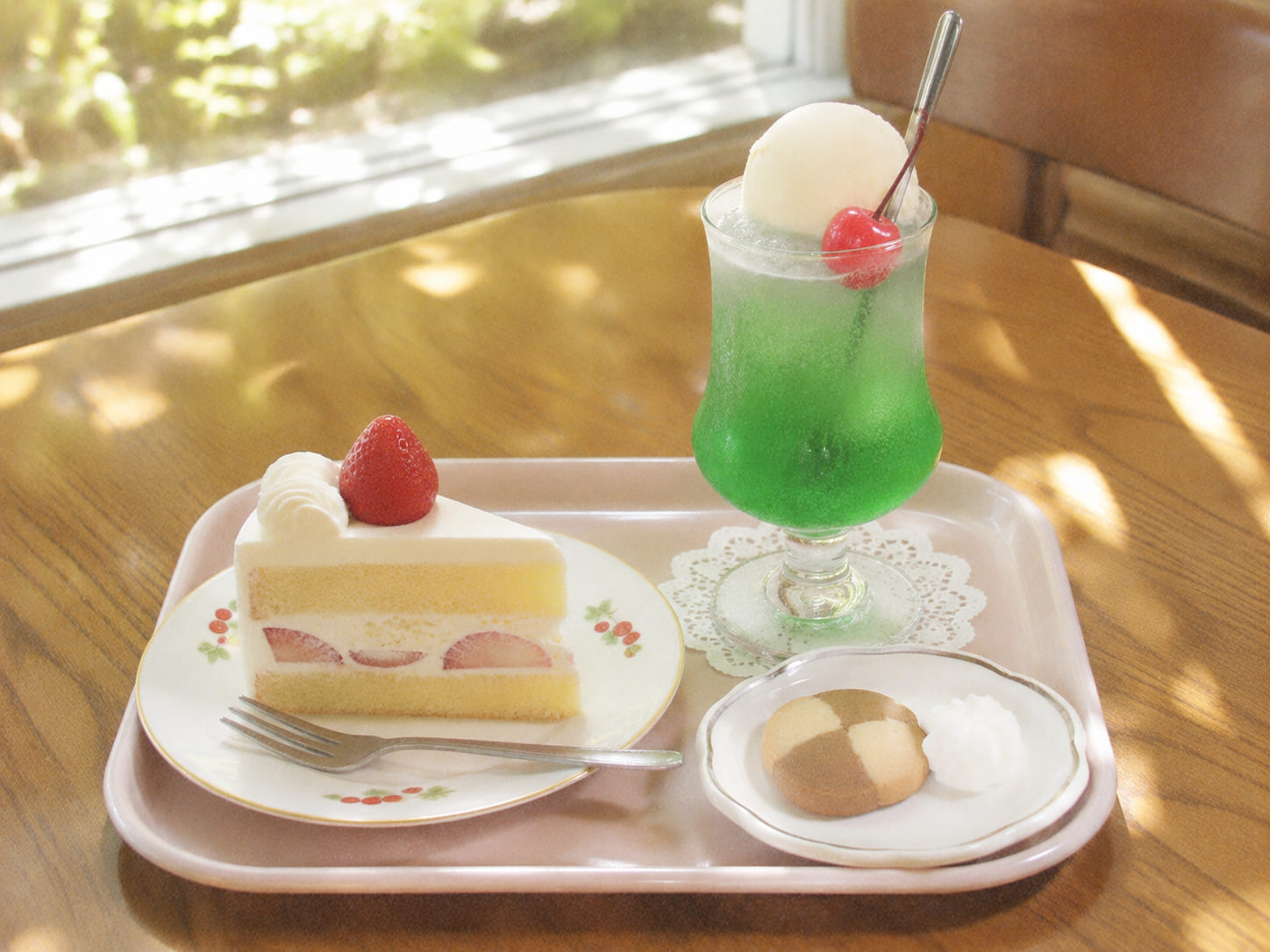 ケーキセットのしゃしん